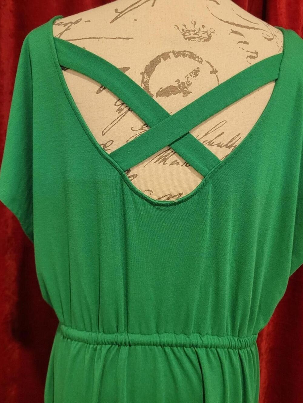 BUNDLE SALE! TORRID Kelley Green Dress Size 2X - Picture 9 of 9